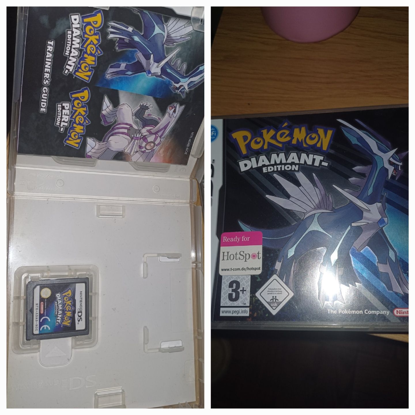 Nintendo DS Lite + Pokémon Black & Pokémon Diamond