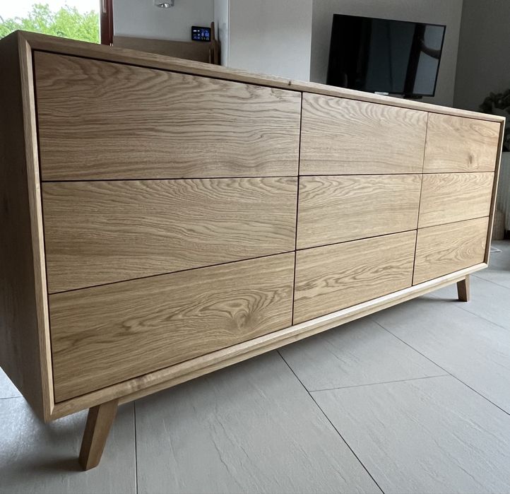 Komoda debowa ,dąb , szafka drewniana , meble