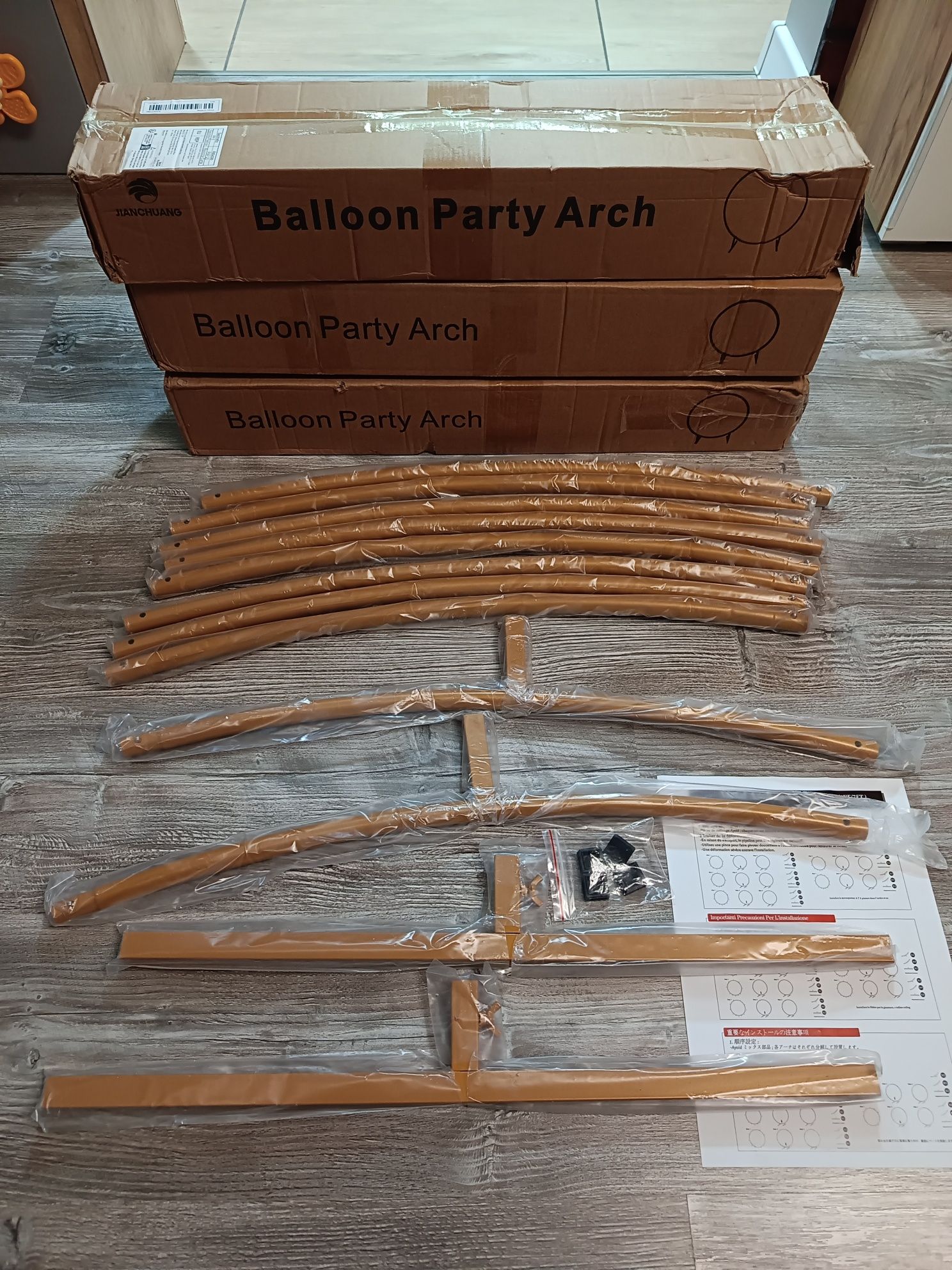Metalowy stojak/stelaż na balony, kwiaty