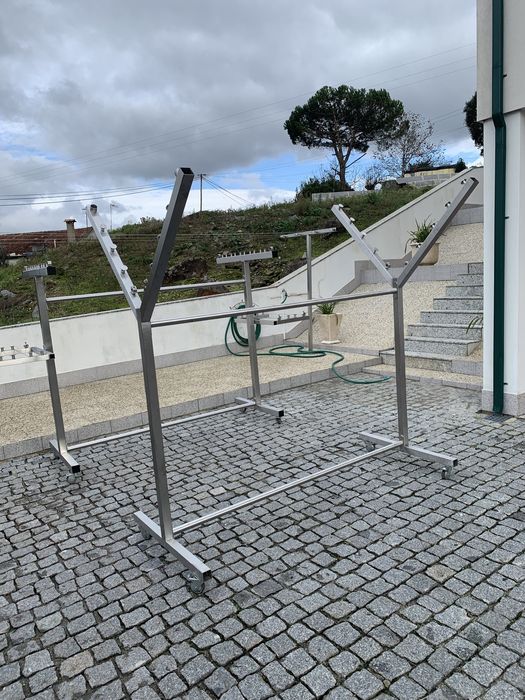 Super promoçao estendal  em inox fixos ou rolantes no nosso modelo stand  disponível para entrega mediata
