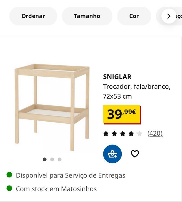 Trocadores | IKEA | muda Fraldas