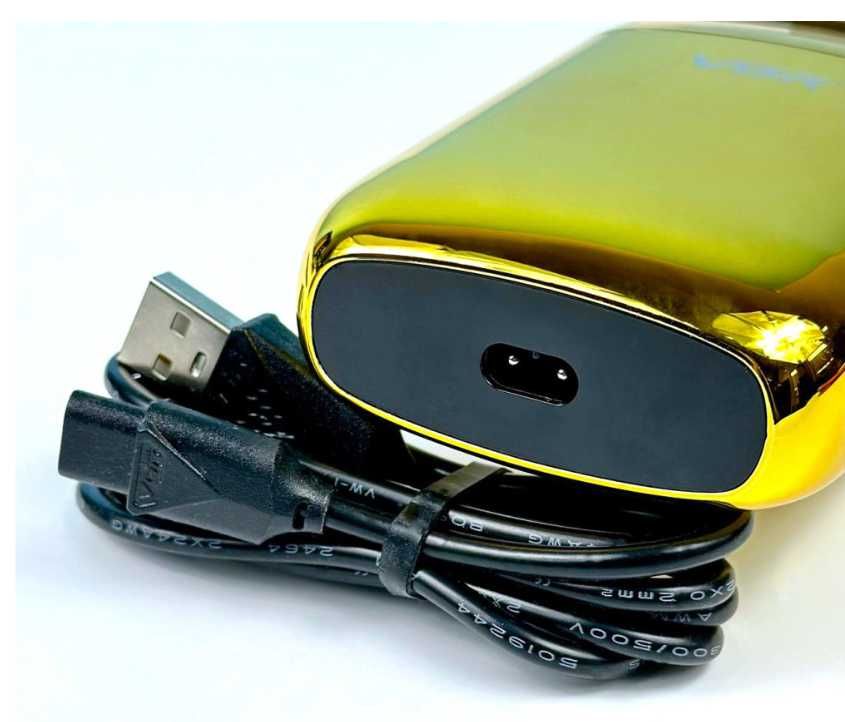 Электробритва vgr v-399 gold с двойной сеткой и LED-дисплеем