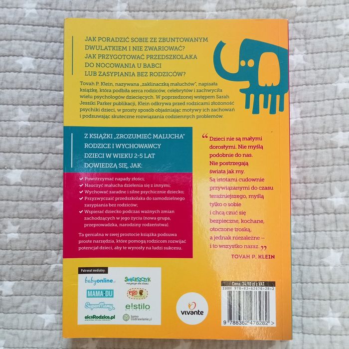 Zrozumieć malucha, Tovah P.Klein -poradnik