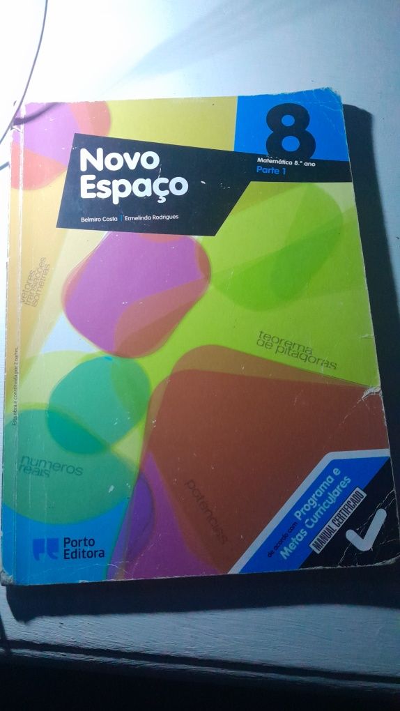 Novo Espaço  Matemática 8.° ano Parte 1