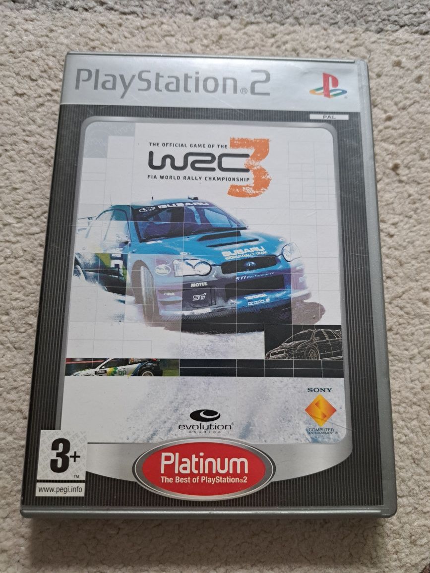 The official game of the W2C 3 FIA world rally championship PS2