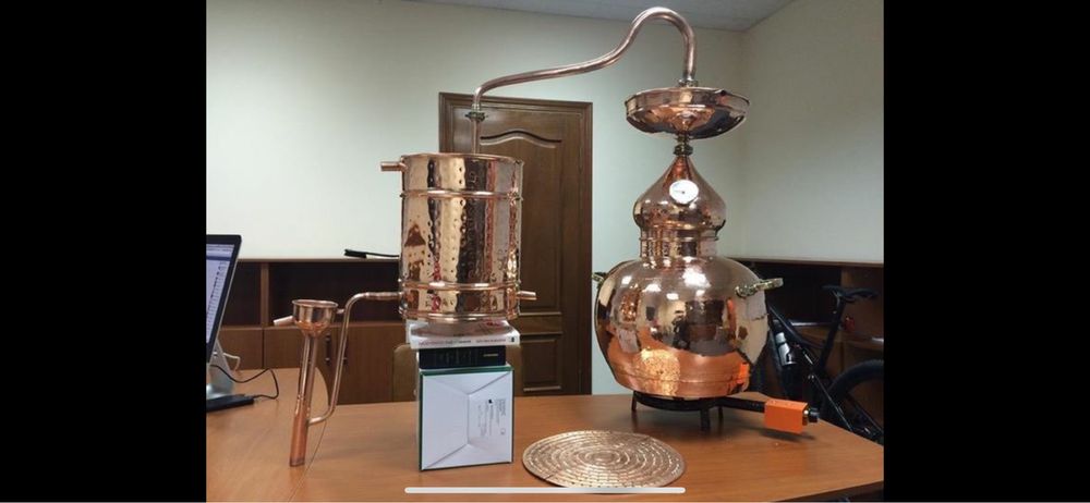 Аламбик 36 литров ручной работы мастера в Португалии.