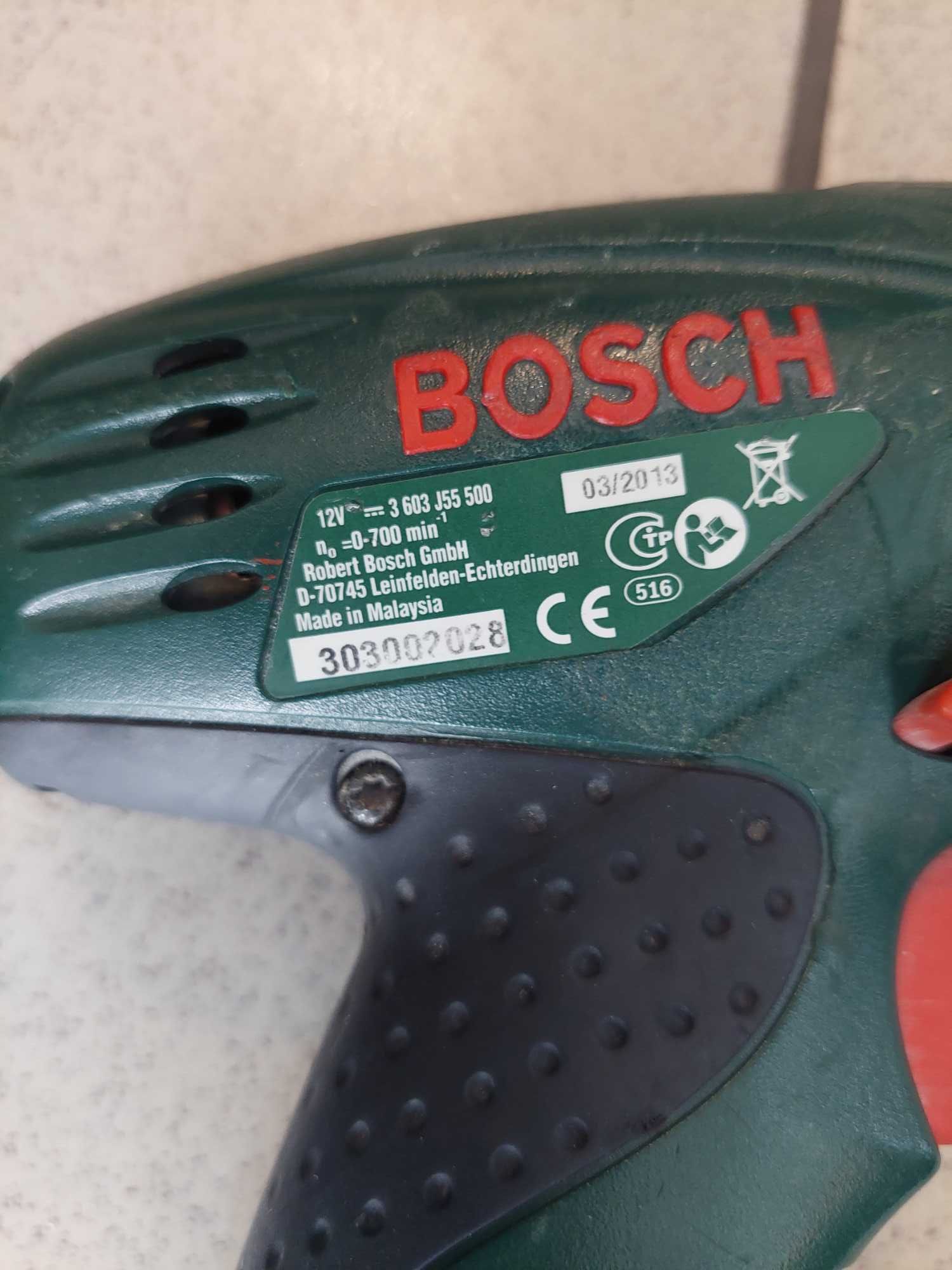 WKRĘTARKA BOSCH PSR 1-12 z dwoma bateriami i ładowarką / Cz-wa