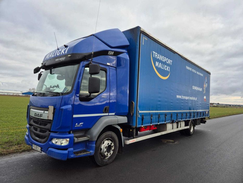 DAF LF 260 12DMC / 16DMC 21ep PLANDEX ADR otwierany dach 2 łóżka