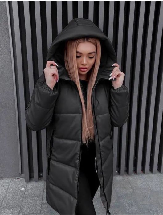 Куртка зимняя эко кожа