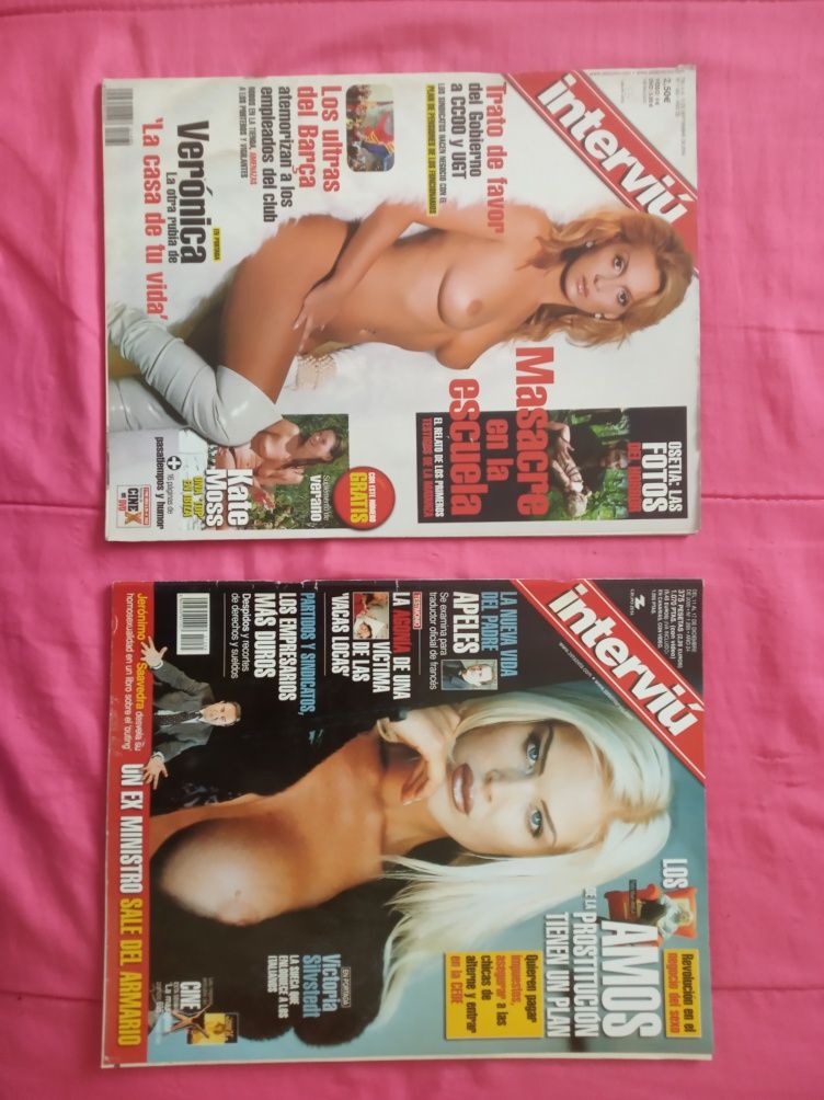 16 Revistas INTERVIÚ  (diversas)