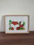 Quadro pintado à mão Ilustração ao vento da pintora Márcia Santos