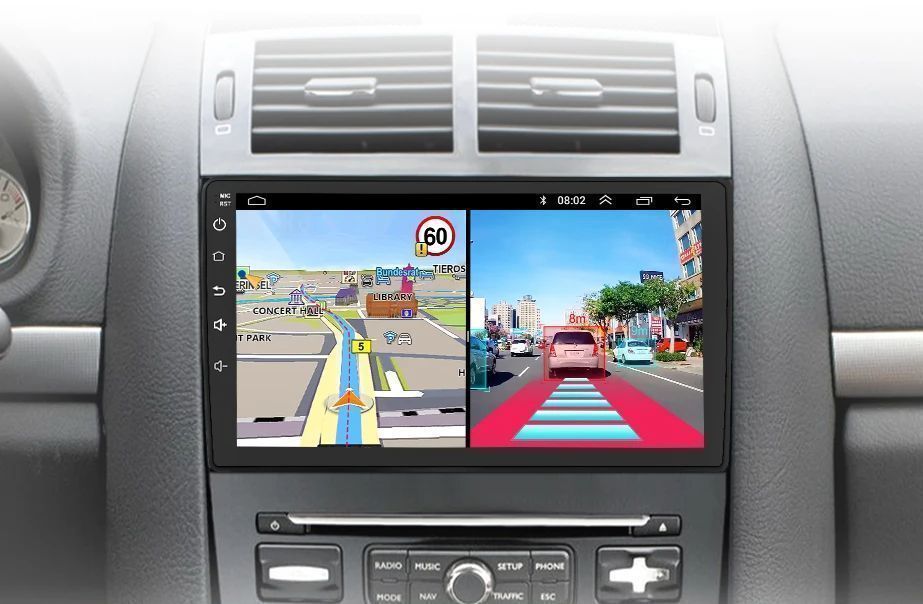 Radio do Peugeot 407 od 2004 - 2011 CarPlay i Android Auto