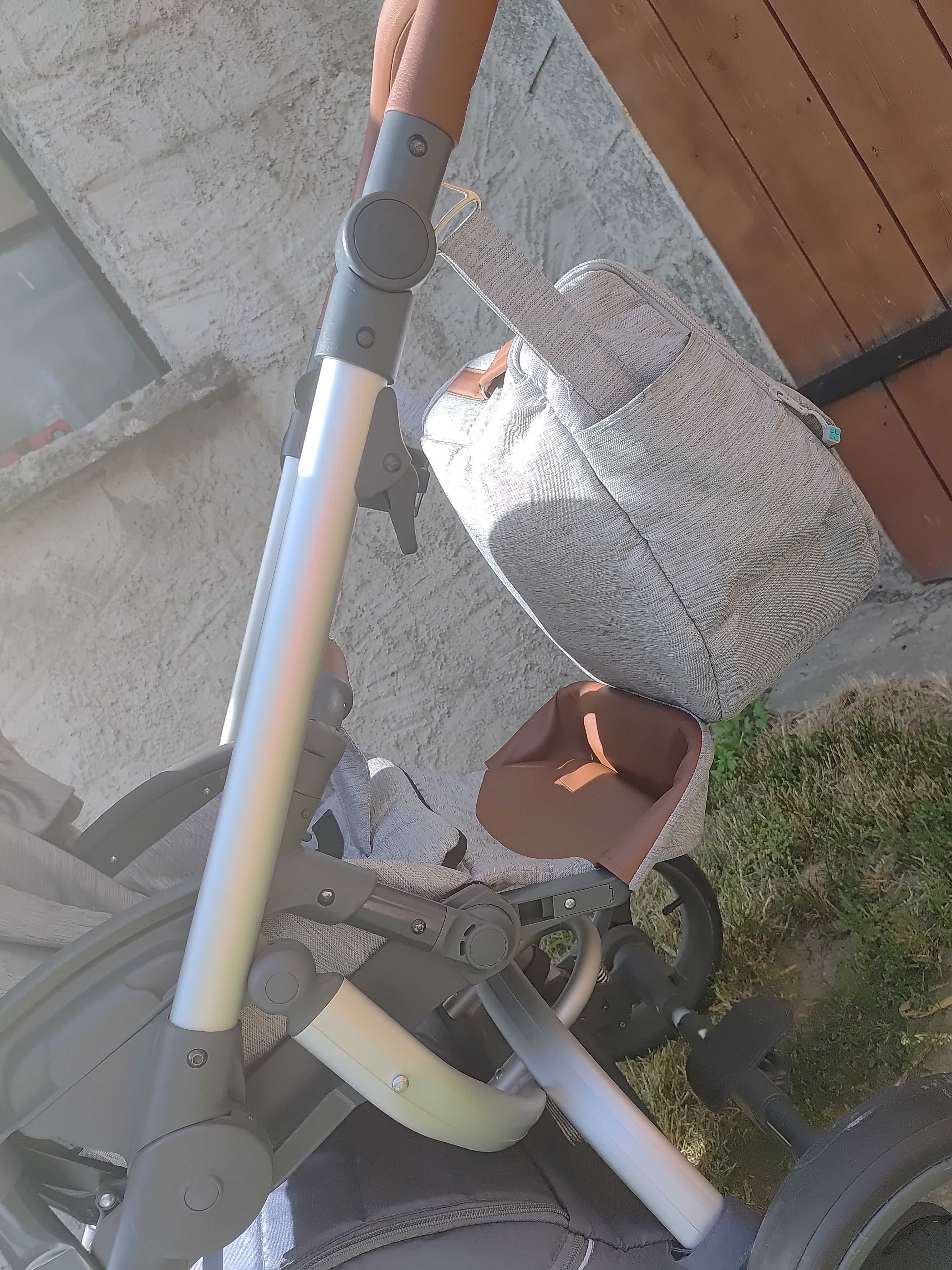 Wózek 2w1 spacerówka plus gondola bebetto luca