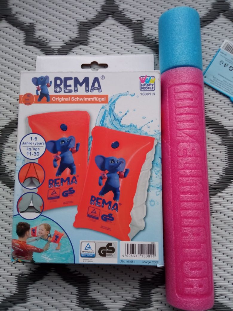 Nowe Rękawki BEMA pomarańczowe + pompka na wodę , patrz fotki i opis