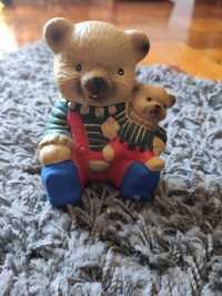Mealheiro urso com filhote cofre