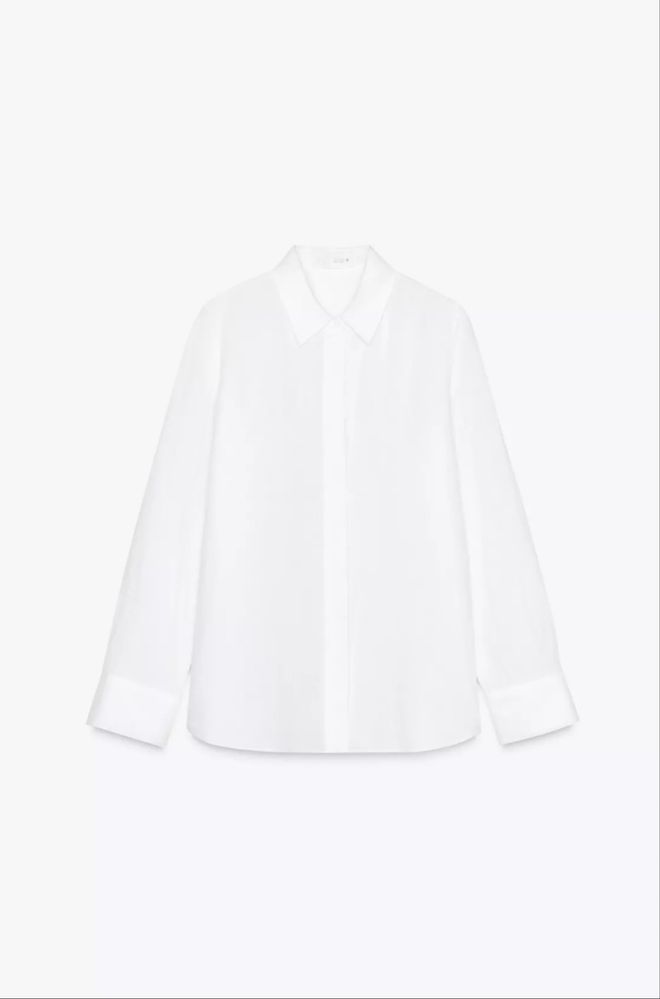 100% сорочка з льону Zara