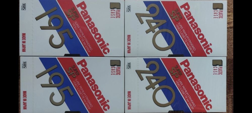 Kasety: PANASONIC +SONY+TDK+JVC+FUJi+MAXELL-  Fabrycznie Nowe !!