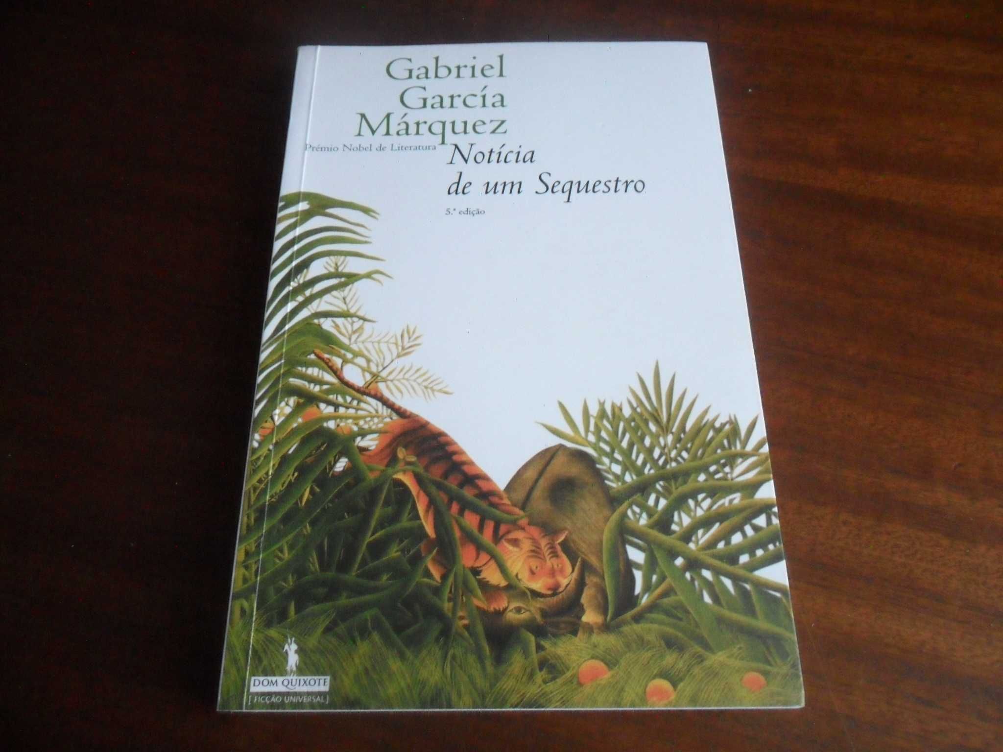 "Notícia de um Sequestro" de Gabriel García Márquez - 5ª Edição 2003