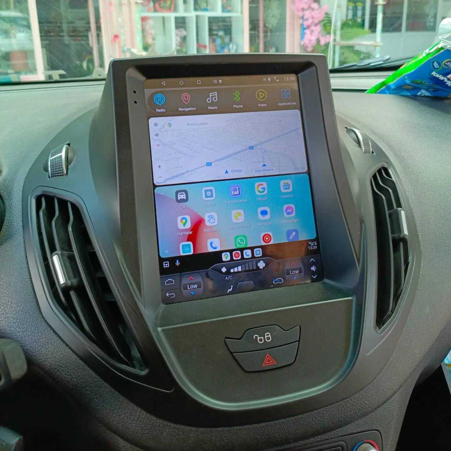 (NOVO) Rádio 2DIN 9.7" Ford TRANSIT / TOURNEO Courier • Tesla Android