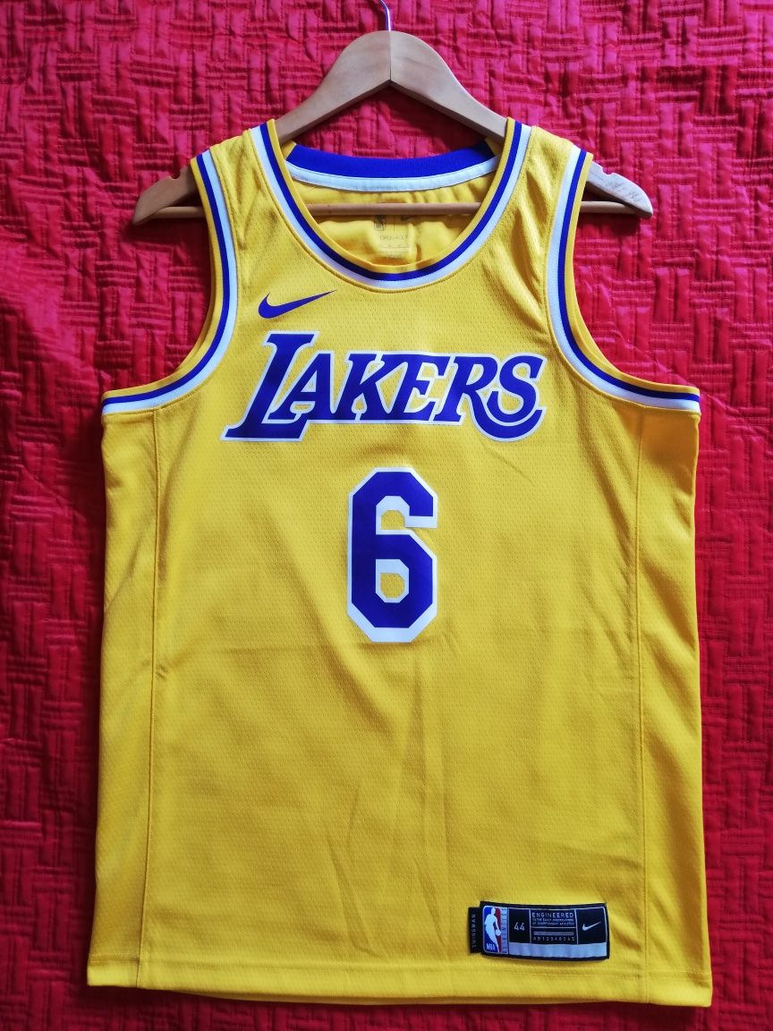 Jersey da NBA OFICIAL - LeBron James, Lakers (portes grátis)