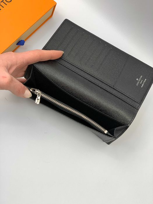 Черный бумажник Louis Vuitton кошелек Луи Виттон органайзер LV k321