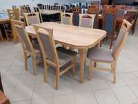 Nowy Zestaw Stół 160/240/90 + 6 krzeseł różne kolory producent