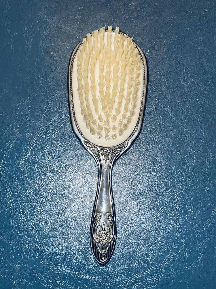 Szczotka angielska posrebrzane