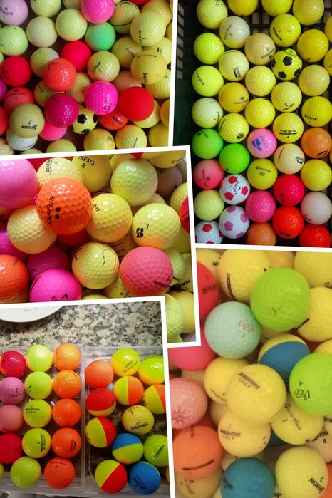 100 bolas golf coloridas