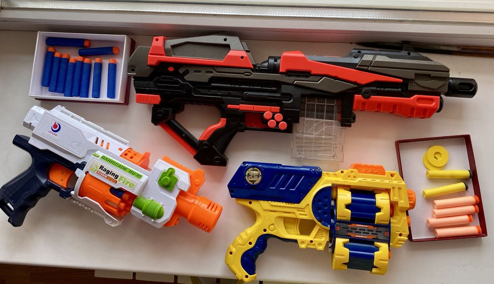 Бластер напівавтомат Barricade rv 10 з батарейками