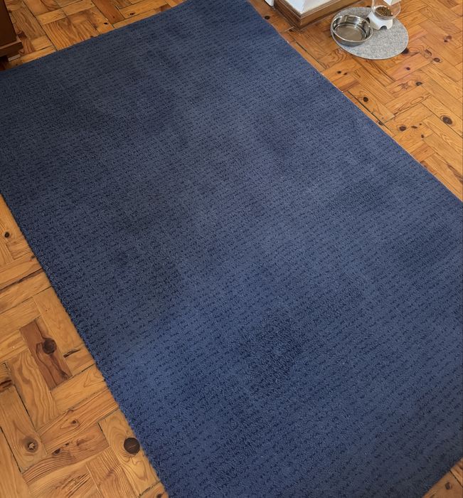 Carpete azul 1,80 por 1,30
