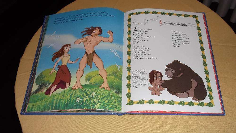 livro de criança o Tarzan