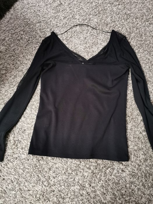 Bluzka czarna z siateczka