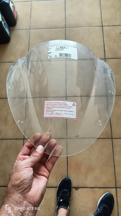 Vidro bolha de carnagem Honda RS 250cc de 2004