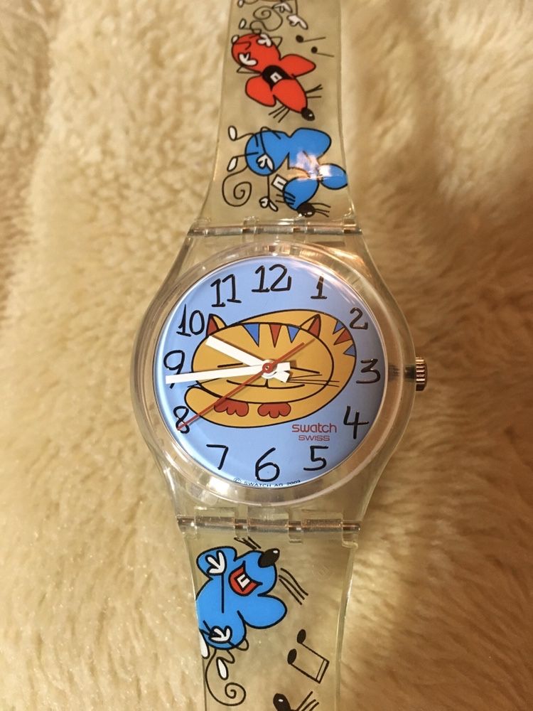 Relógio swatch gato/rato [ULTIMO PREÇO]