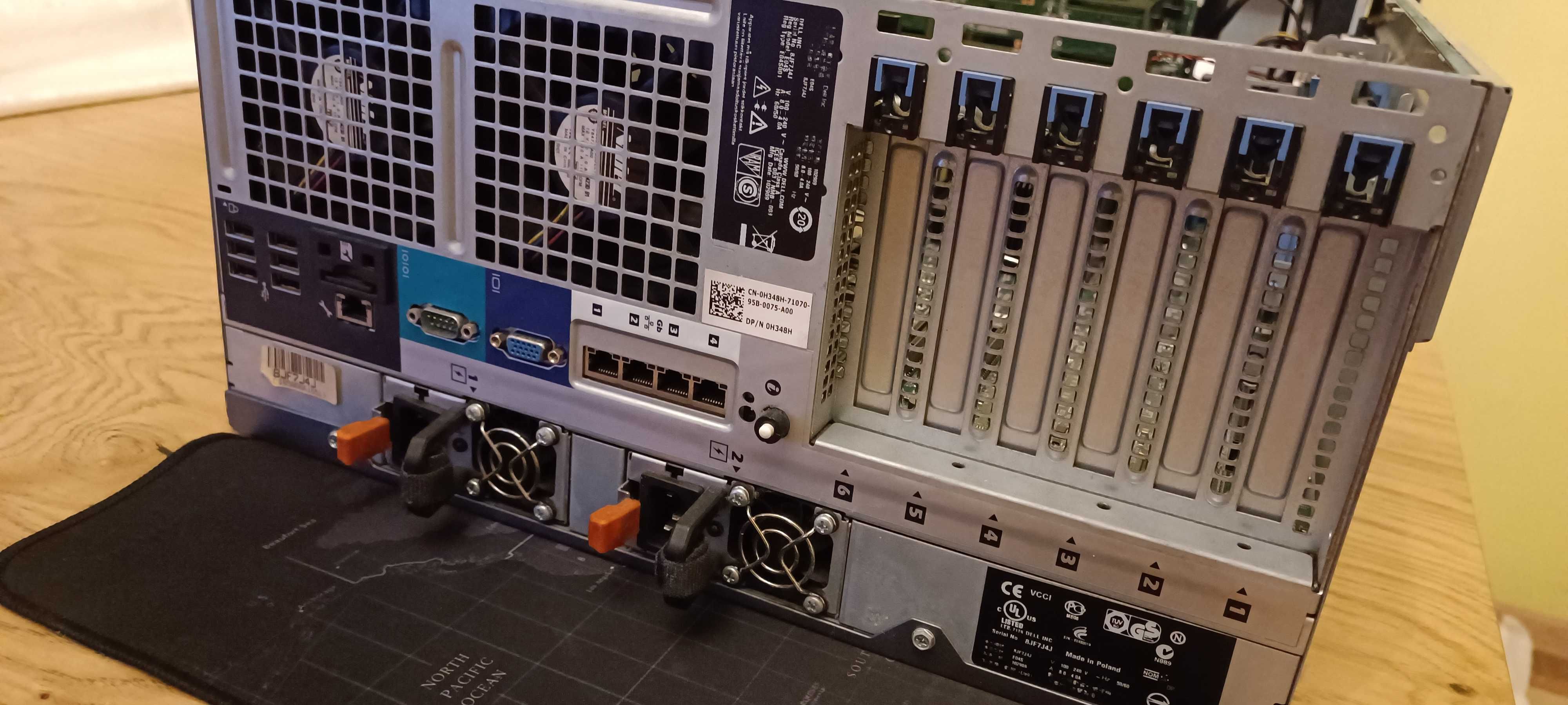 Serwer Dell T710 (2x X5670, 16GB RAM, 8x HDD, Dell RAID)