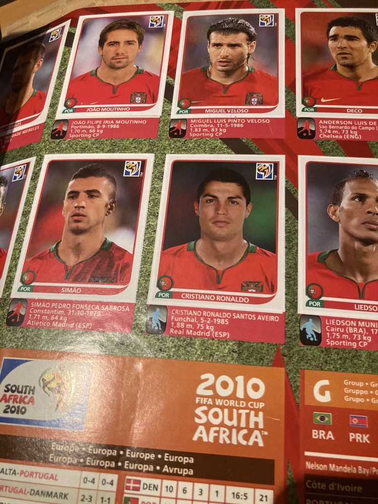 Mundial 2010 - Panini - África do Sul