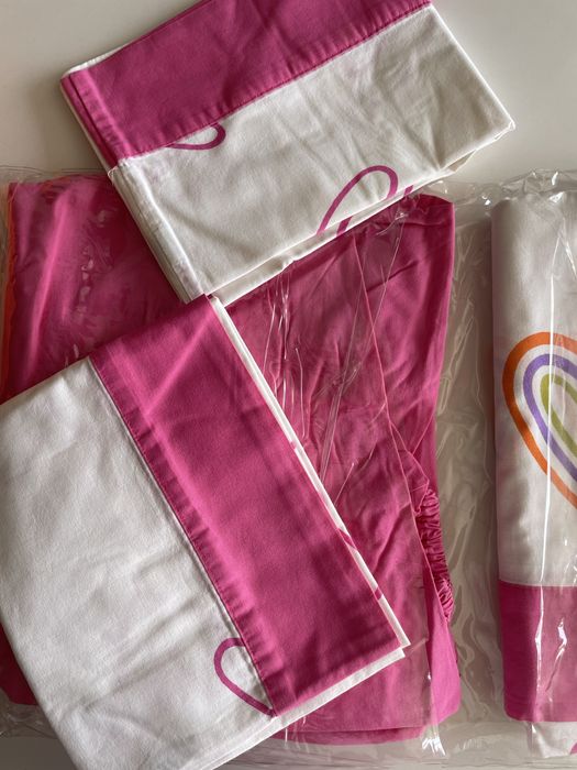 Lençois e fronhas de almofadas Agatha Ruiz de La Prada, cama de casal