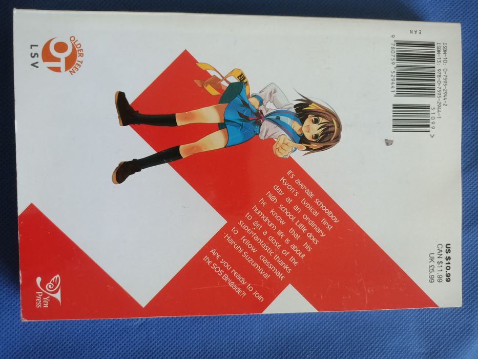 The Melancholy of Haruhi Suzumiya tom 1 Manga EN