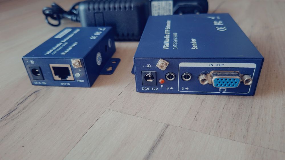 Extender vga przez utp Przedłużacz vga
