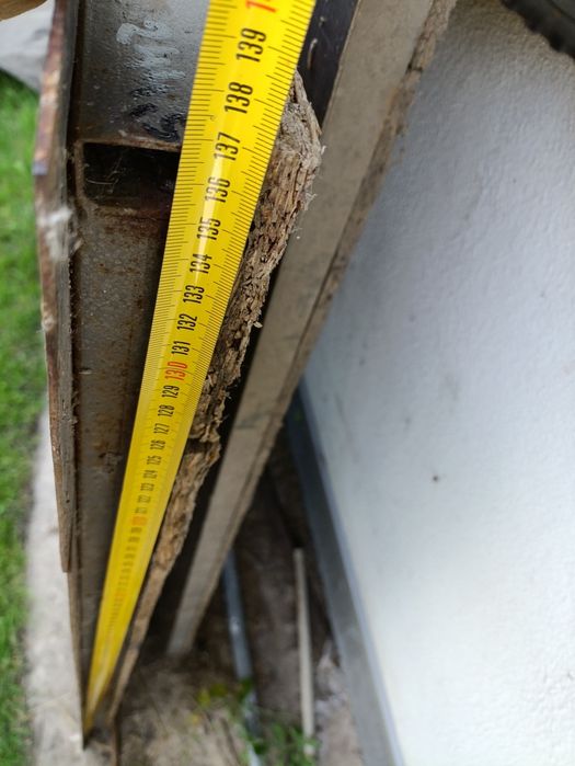 Гаражні ворота,утепленні,без лудки. Розміри на фото.