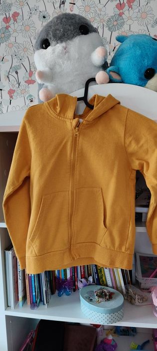 Bluza musztarowa dla chłopca żółta 140