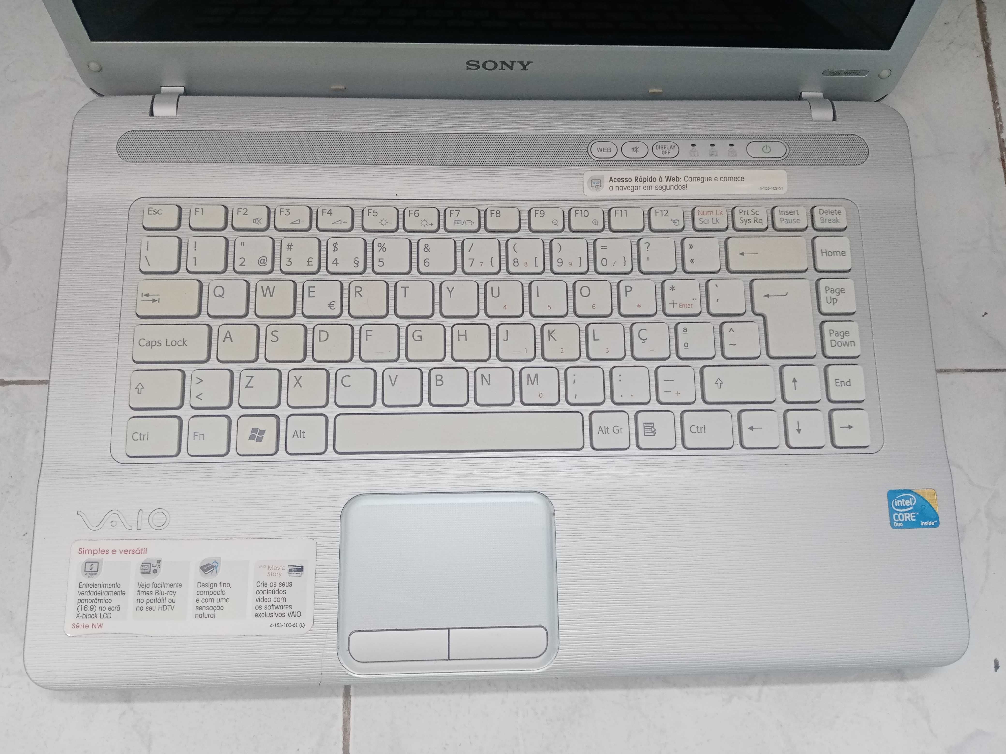 Portátil SONY Modelo PCG 717 M Dual core