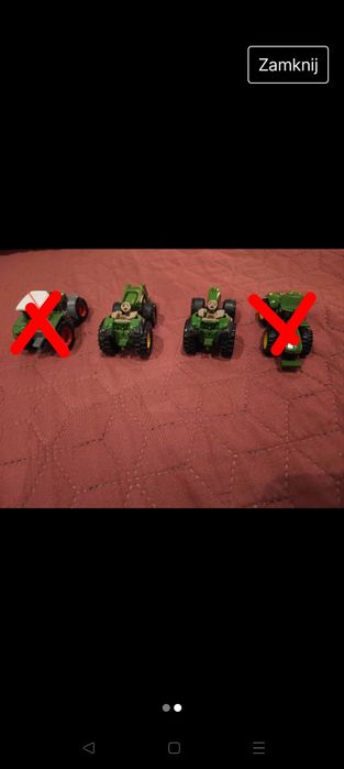 Zabawki traktory Siku