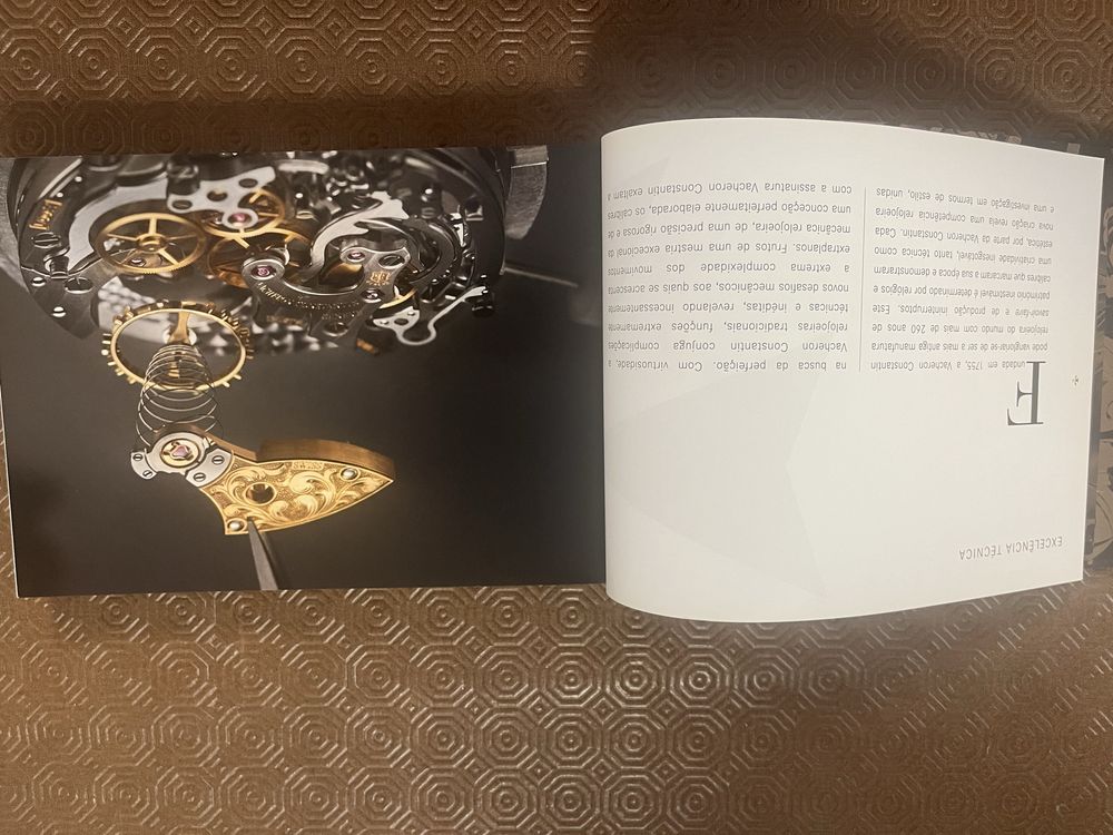 Catálogo Relógios Vacheron Constantin“ As Coleções 2015/2016”