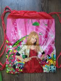 Hannah Montana Disney - Worki na trening, WF, SKS, lekki plecak