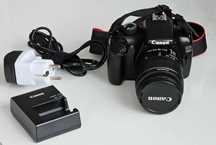 Aparat Lustrzanka Canon EOS 1100D 12Mpix Obiektyw Bateria Torba