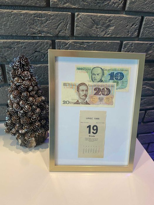 Oryginalna kartka z kalendarza 2003 r. Prezent Rocznica Pamiątka