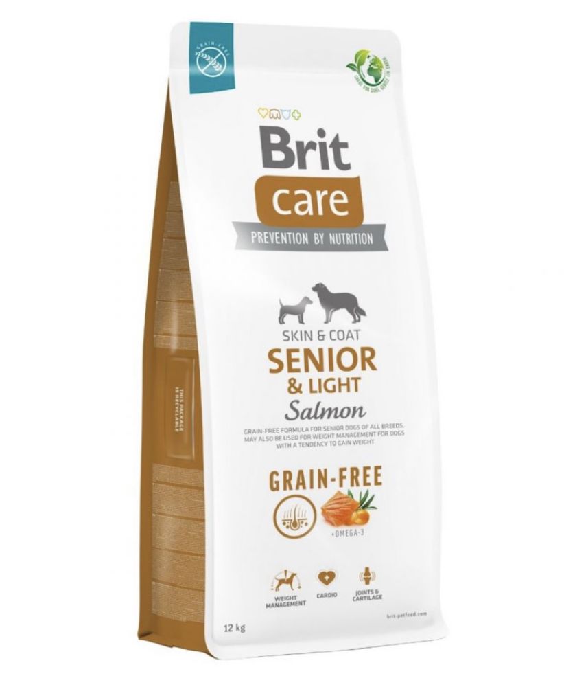 Brit Care Dog Grain-free Senior Light корм старіючих собак3-12 кг