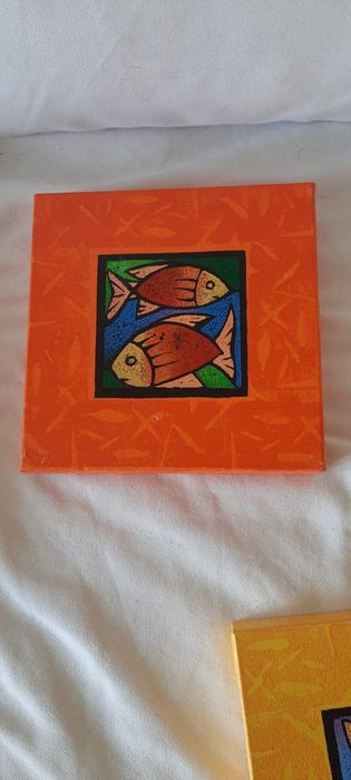 Pintura em tela 20x20 novo