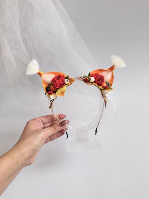 Обруч оленя,вушка лисички, обруч жабки, обруч білочки, вушка котика